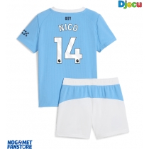 Manchester City Nico Gonzalez #14 Domaci Dres za djecu 2025-26 Kratak Rukav (+ Kratke hlače)